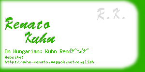 renato kuhn business card